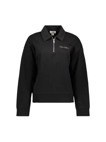 Bluza Calvin Klein frotte czarna