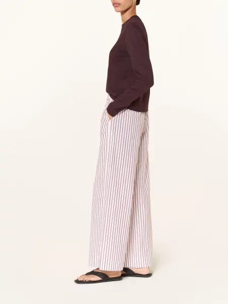 By Malene Birger Spodnie beige białe