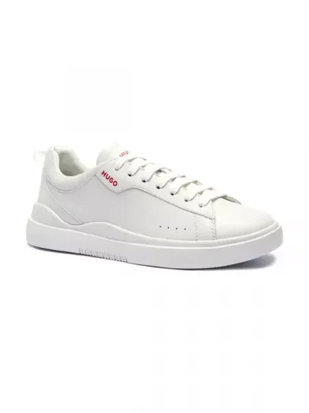 HUGO De piele sneakers Blake_Tenn_ltW_N alb