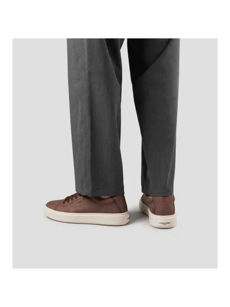 Sneakersy Alexander Smith zamszowe brązowe