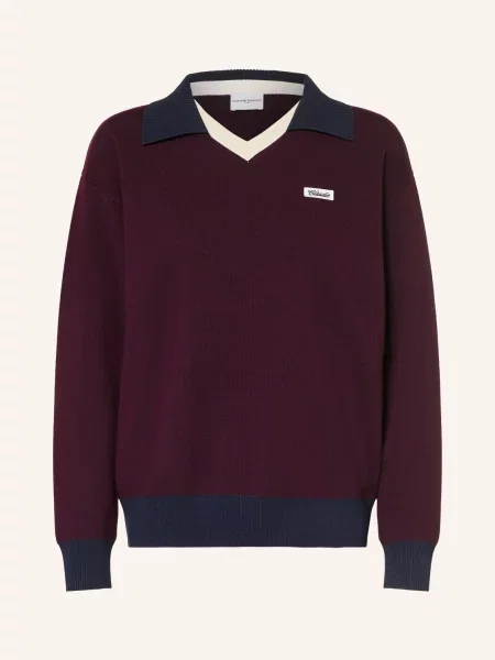 Claudie Pierlot Sweter rot fioletowy