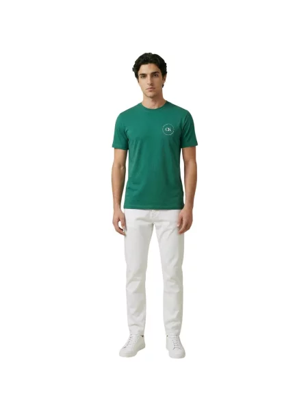 Tričko Calvin Klein Jeans zelená