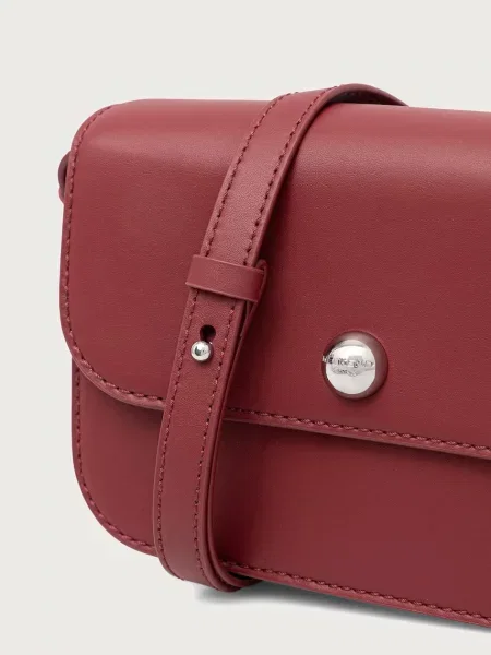 Weekend Max Mara keresztpántos táska női bőr WKAPETALI piros