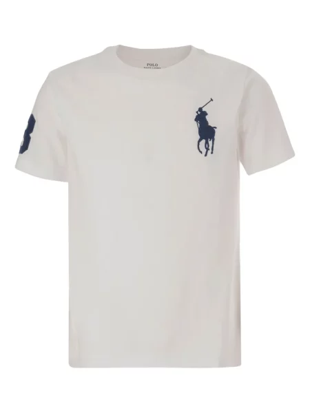 Koszulka polo dziecięca Polo Ralph Lauren biała