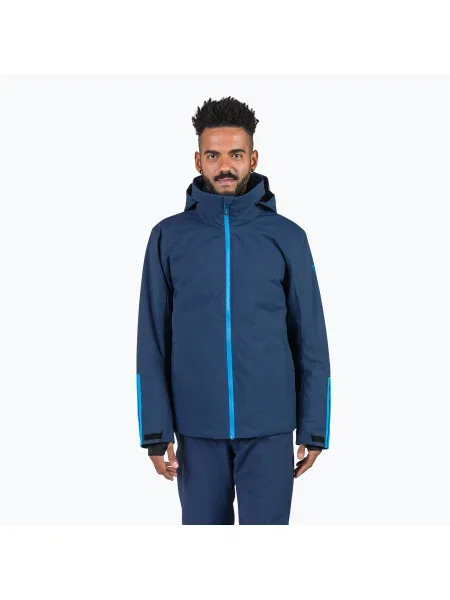 Kurtka narciarska Rossignol Strawpile dark navy marynarka wojenna