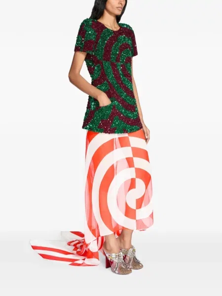 Bluzka Dries Van Noten czerwona