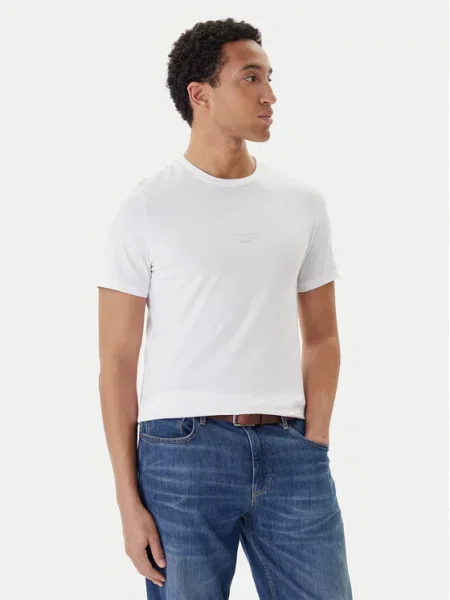 GUESS Tričko offwhite bílé