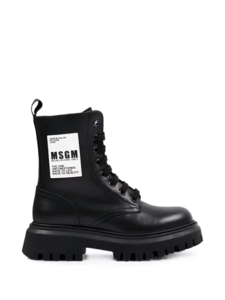 Buty do kostki dziecięce Msgm czarne