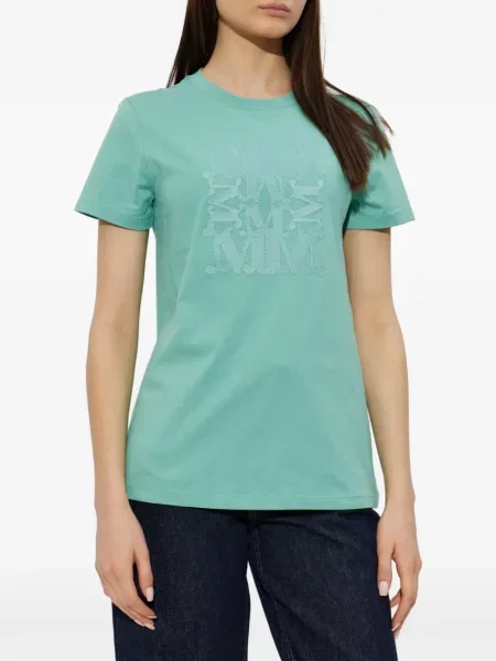 Tricou Max Mara cu autograf verde