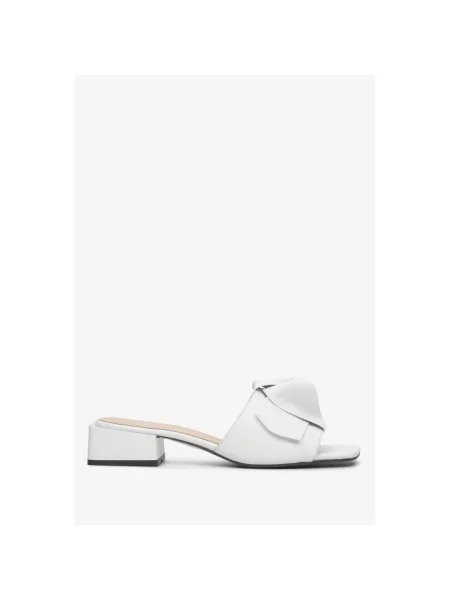 Мюлі шкіряні Estro білі