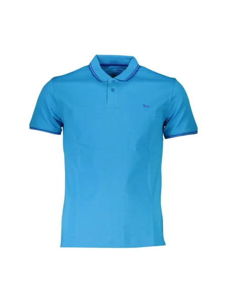 Koszulka polo Harmont & Blaine elegancka niebieska