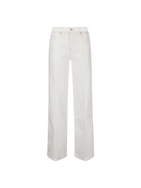 Jeansy 7 For All Mankind białe