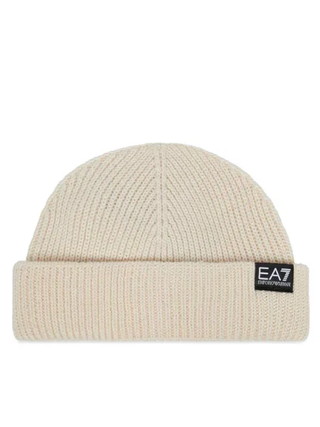 Czapka Emporio Armani beżowa