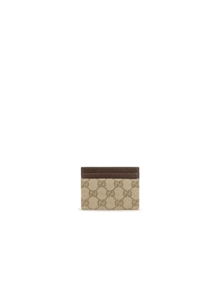 Portfel Gucci z logo beżowy