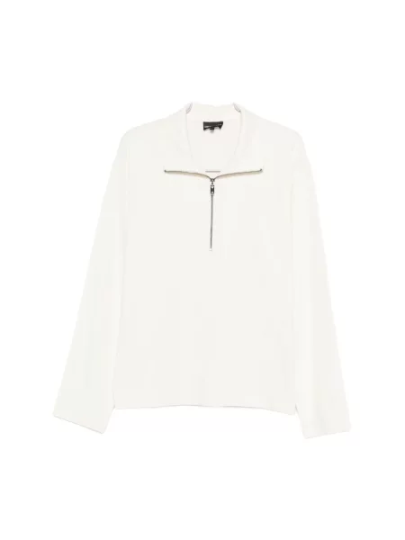 Sweter Emporio Armani biały