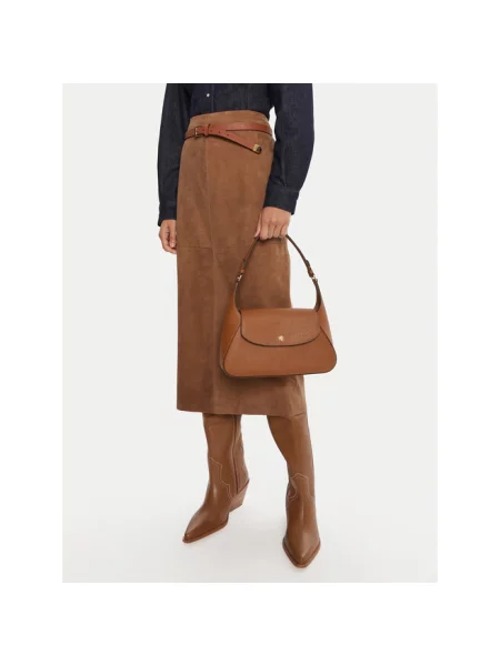 Torebka LAUREN RALPH LAUREN brązowa