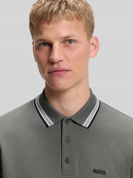 Koszulka polo o kroju regular fit z czystej bawełny model „PADDY” Boss Green
