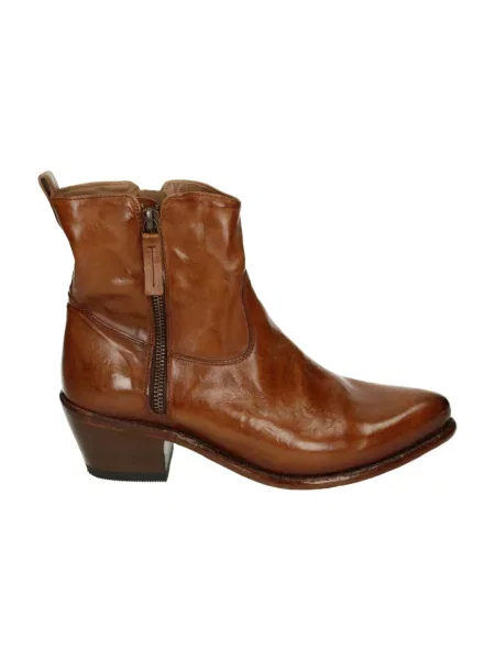 Botki Cordwainer skórzane brązowe