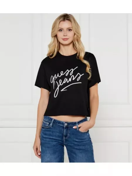 Guess Jeans Tricou negru