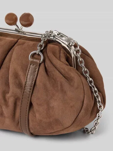 Kopertówka z naturalnej skóry welurowej model KAVALOIS' Weekend Max Mara