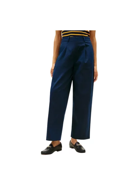 Nohavice Tommy Hilfiger modrá