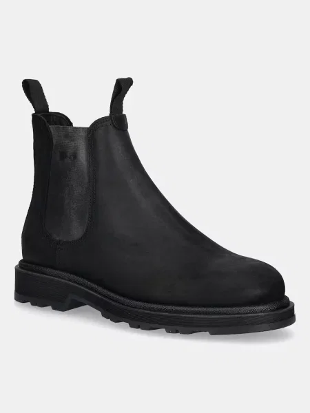 Gant cizme chelsea din nubuc Blisdor negru