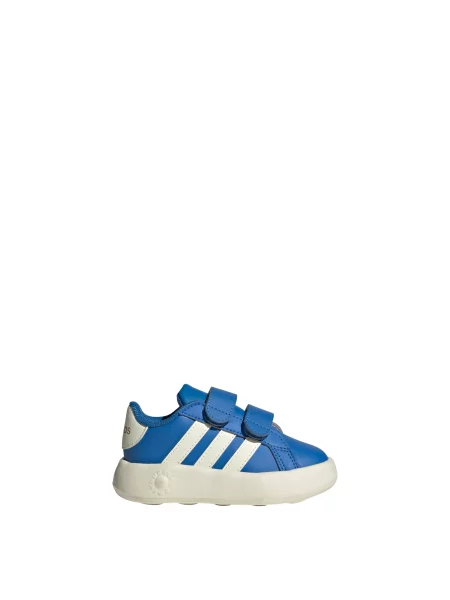 ADIDAS ORIGINALS Tenisky Grand Court modrá / zlatá bílá