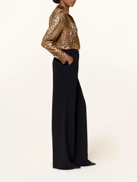 Max Mara Studio Marlene Kalhoty Amico černá