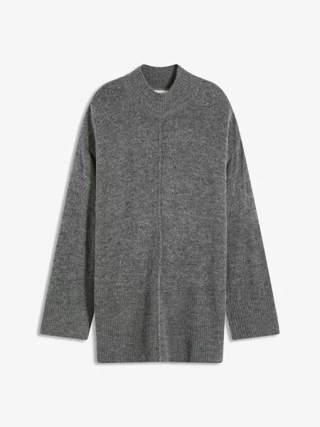 Sweter oversize szary