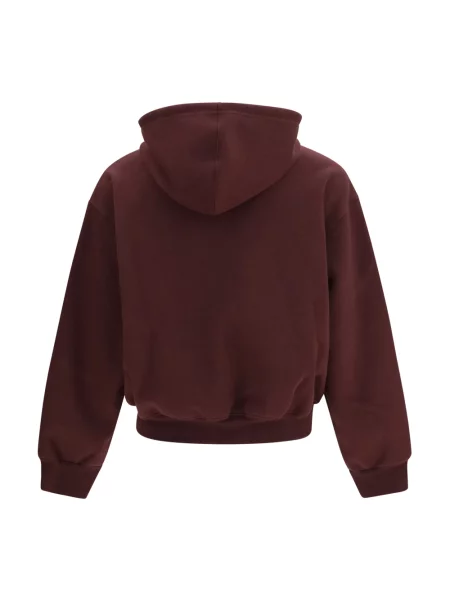 Sweter Magliano z kapturem brązowy