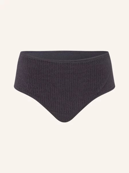 Seafolly High Waist Bikinové Kalhotky Sea Dive černá