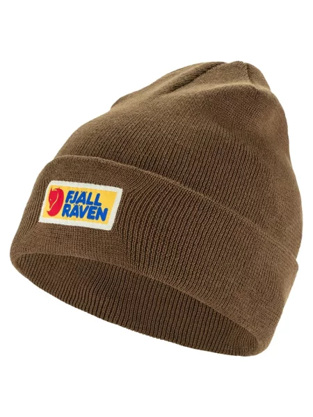 Fjallraven Σκούφος Vardag Classic Beanie καφέ