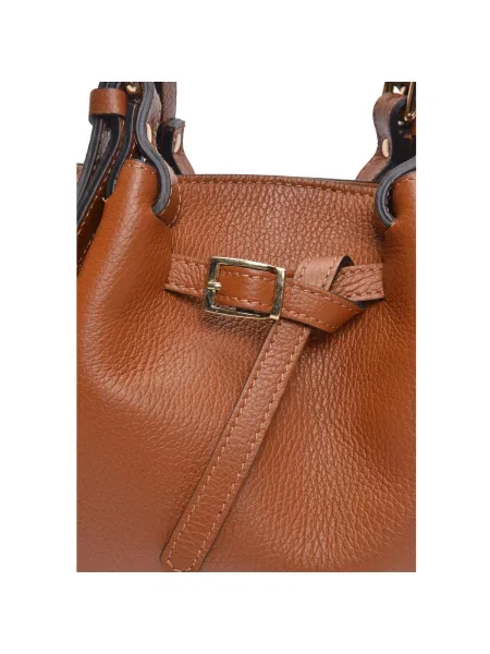 Geantă shopper Luisa Vannini maro