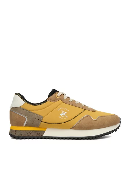 Sneakers Beverly Hills Polo Club Bej galben