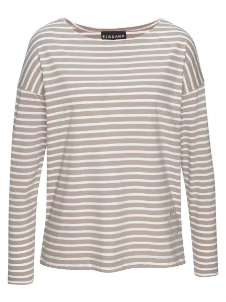 Elbsand Tričko krémová bílá