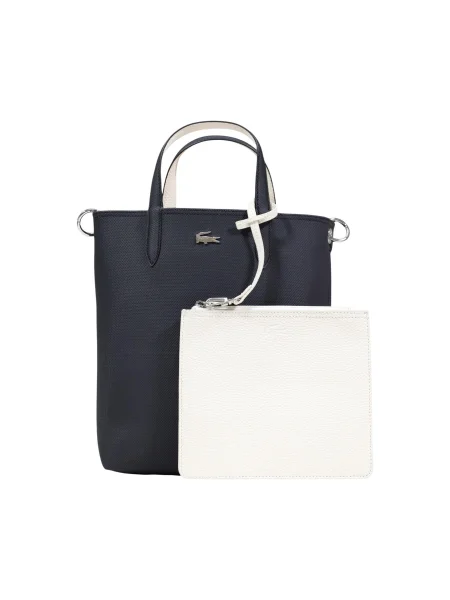 Geantă shopper Lacoste negru