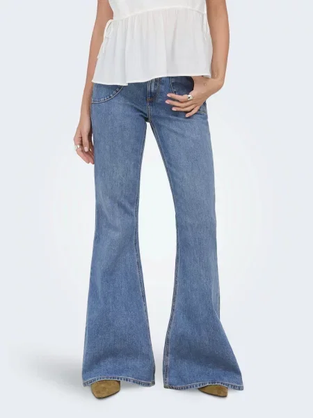 ONLY Jeans ONLDORA denim albastru