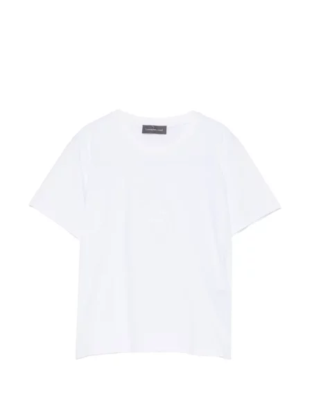 Tricou Lorena Antoniazzi cu aplicații alb