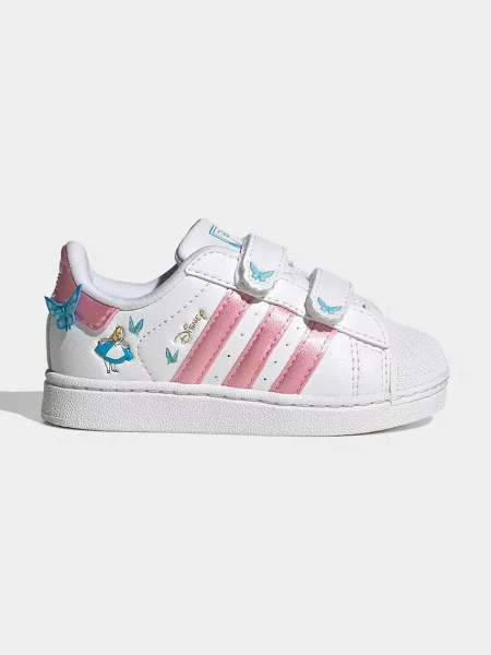 ADIDAS ORIGINALS Sportcipő SUPERSTAR II CF I világoskék / sárga / világos-rózsaszín fehér