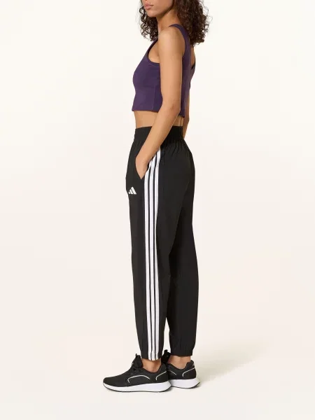 Adidas Performance spodnie treningowe 3 Stripes z aplikacją czarny