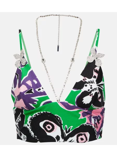 Cropp top Area cu imagine verde