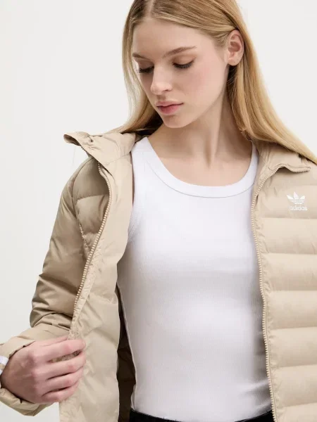 Куртка adidas Originals Slim Jacket перехідна бежевий
