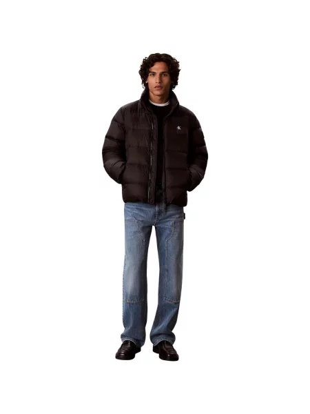 Geacă de blugi Calvin Klein Jeans negru