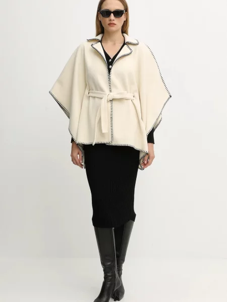 Пончо Morgan легке бежевий