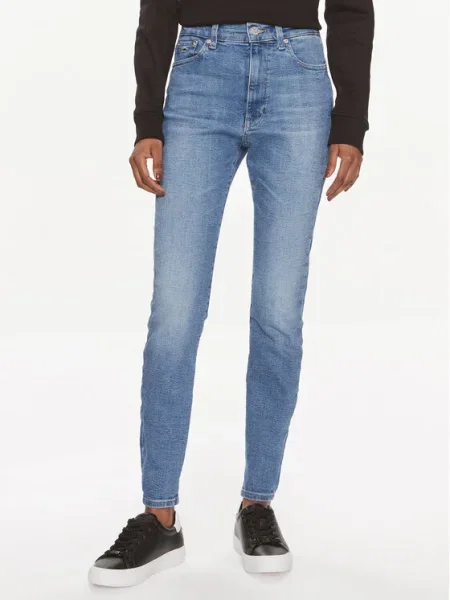 Tommy Jeans Blugi Sylvia Skinny Fit albastru