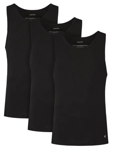 Piżama Calvin Klein Underwear ze stretchu czarna