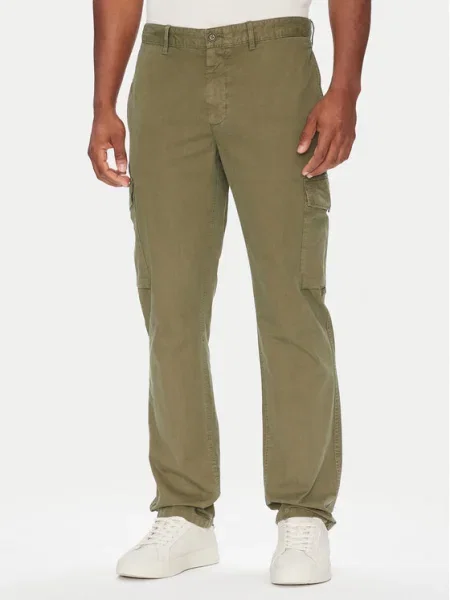 Tommy Hilfiger Pantaloni din Denton Straight Fit verde