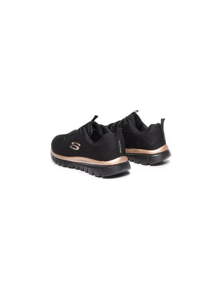 Skechers Cipő Get Connected fekete