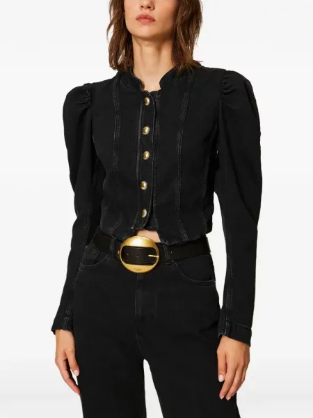 Geacă de blugi Twinset negru