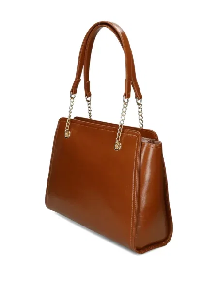 Torbica Love Moschino sa šiljcima smeđa